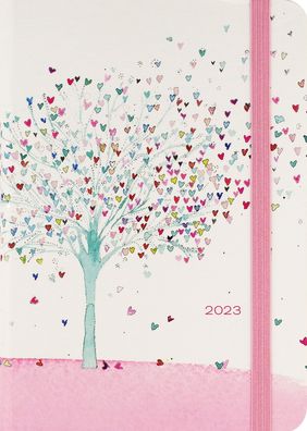 Cover for Peter Pauper Press Inc. · 2023 Tree of Hearts Weekly Planner (16 Months, Aug 2022 to Dec 2023) (Calendar) (2022)