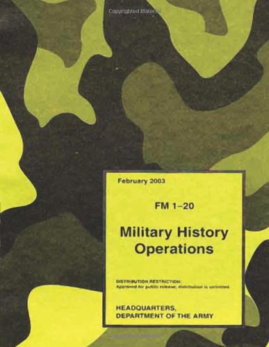 Military History Operations (Fm 1-20) - Department of the Army - Books - CreateSpace Independent Publishing Platf - 9781480120433 - October 15, 2012