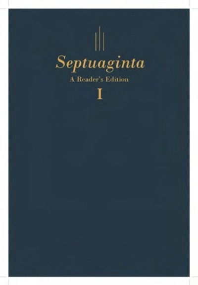 Cover for Gregory R Lanier · Septuaginta: A Reader's Edition Hardcover: Two-Volume Set (Hardcover Book) (2018)