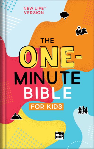 Cover for Compiled by Barbour Staff · The One-Minute Bible for Kids (Hardcover Book) (2022)