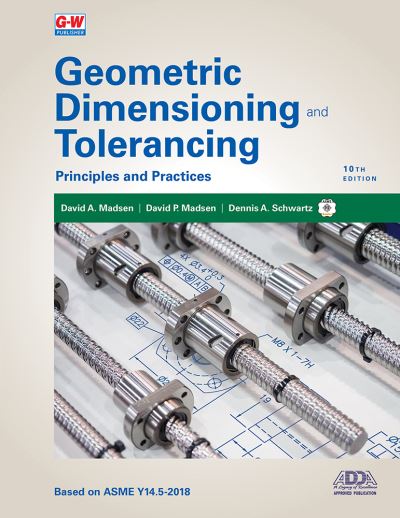 Cover for David A Madsen · Geometric Dimensioning and Tolerancing (Paperback Book) (2021)