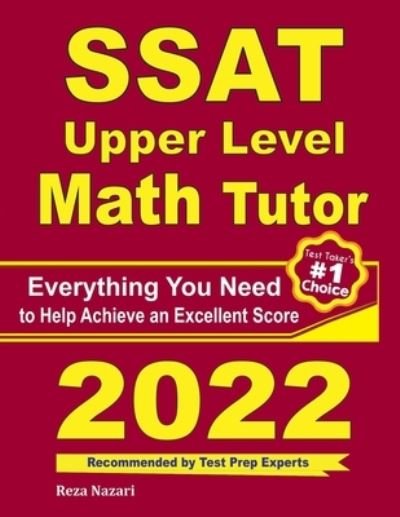Cover for Ava Ross · SSAT Upper Level Math Tutor: Everything You Need to Help Achieve an Excellent Score (Paperback Book) (2020)