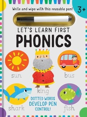 Cover for Insight Kids · Let's Learn: First Phonics: (Early Reading Skills, Letter Writing Workbook, Pen Control, Write and Wipe) - Let's Learn (Paperback Bog) (2021)