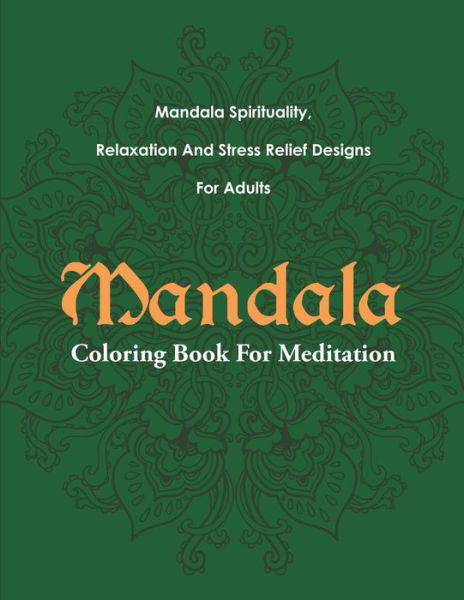 Cover for Mandala Design Drawing · Mandala Coloring Book For Meditation (Paperback Book) (2015)