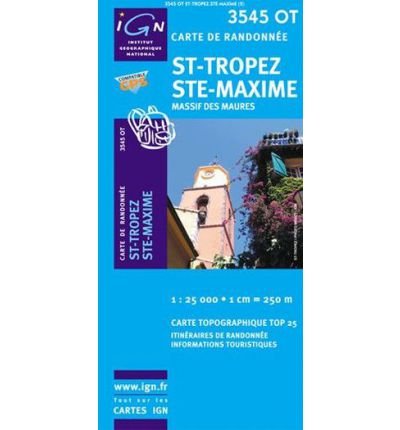 Cover for Ign · IGN TOP25: St-Tropez - Ste-Maxime - Massif des Maures (Kort) (2015)