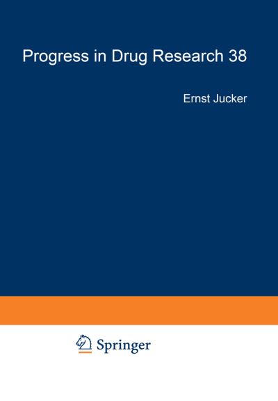 Cover for Jucker · Progress in Drug Research / Fortschritte der Arzneimittelforschung / Progres des recherches pharmaceutiques - Progress in Drug Research (Paperback Book) [Softcover reprint of the original 1st ed. 1992 edition] (2013)