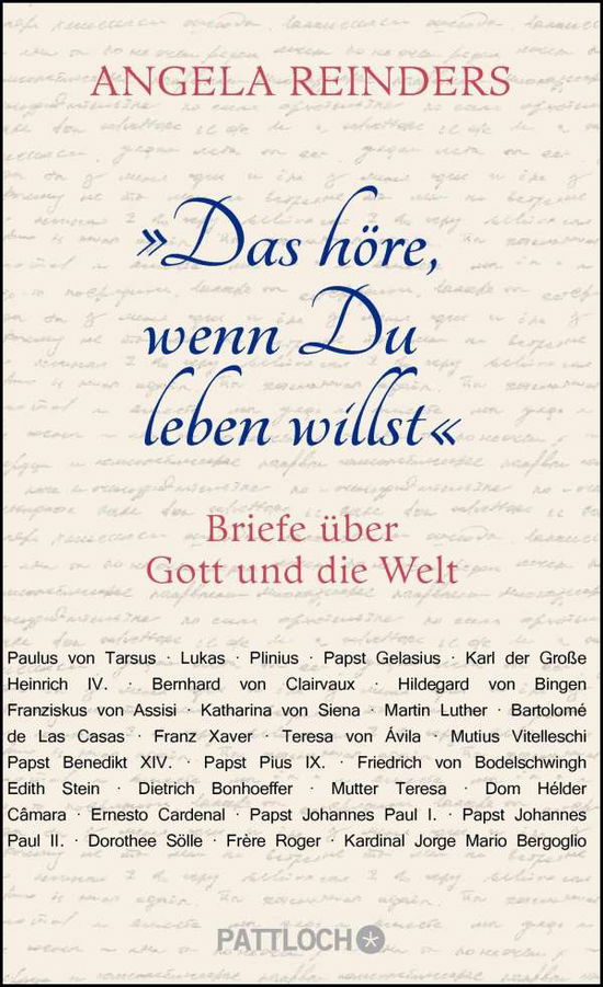 Cover for Reinders · Das höre, wenn Du leben willst (Book)