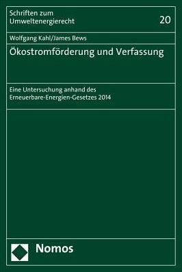 Cover for Kahl · Ökostromförderung und Verfassung (Book) (2015)