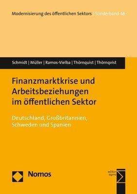 Cover for Schmidt · Finanzmarktkrise und Arbeitsbez (Book) (2018)