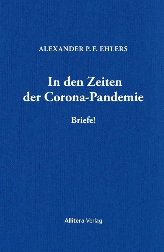 Cover for Ehlers · In den Zeiten der Corona-Pandemi (Buch)