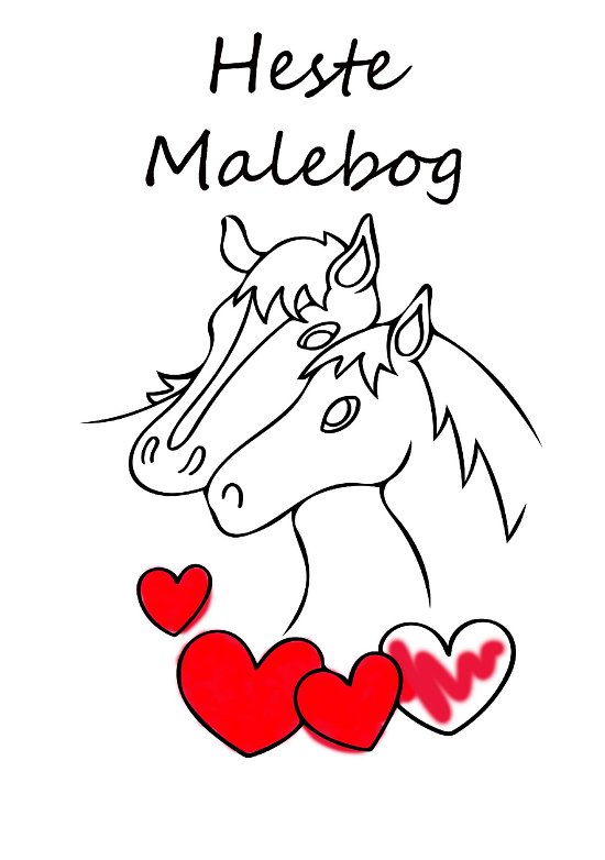 Heste Malebog - Mikkel Blom - Bøger - Saxo Publish - 9788740973433 - November 28, 2018