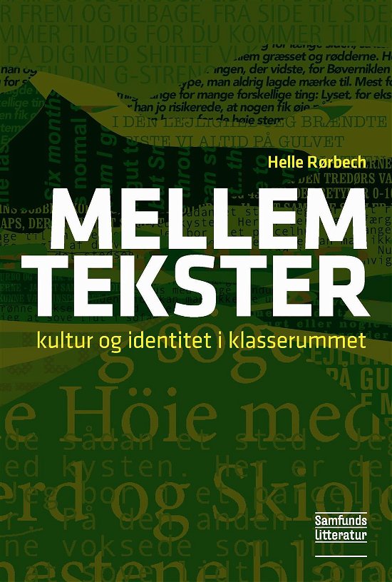 Cover for Helle Rørbech · Mellem tekster (Sewn Spine Book) [1º edição] (2016)
