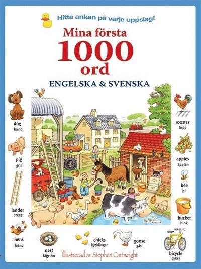 Cover for Heather Amery · Mina första 1000 ord: engelska &amp; svenska (Gebundesens Buch) (2018)