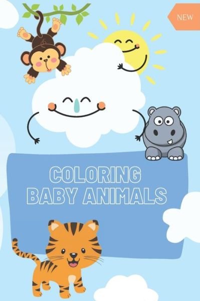 Cover for Zazloz Store · COLORING Baby Animals (Paperback Book) (2020)