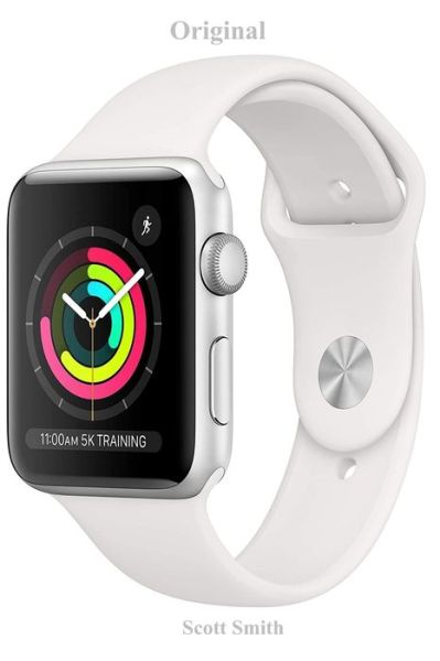 Cover for Scott Smith · Original: Apple-Watch Series 3 (GPS, 38mm) - Space Gray Aluminum Case with Black Sport Band-&amp;-Guide (Paperback Book) (2021)