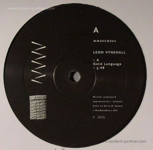 Cover for Leon Vynehall · Gold Language EP (12&quot;) (2012)