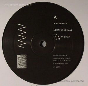 Gold Language EP - Leon Vynehall - Muzyka - Man Made Music - 9952381789433 - 18 lipca 2012