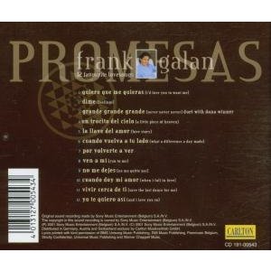 Promesas - Galan Frank - Musik - CARLTON - 4013127005434 - 8 november 2019