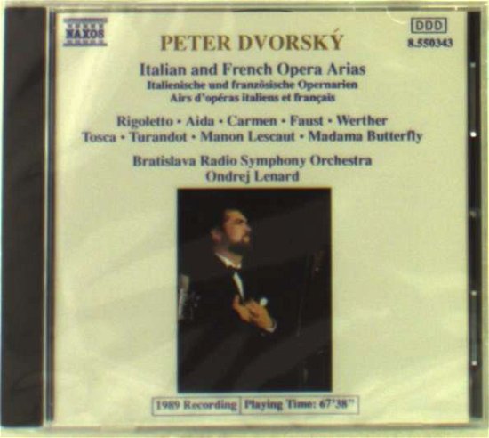 Cover for P Dvorsky · Italian And French Opera (CD) (1991)