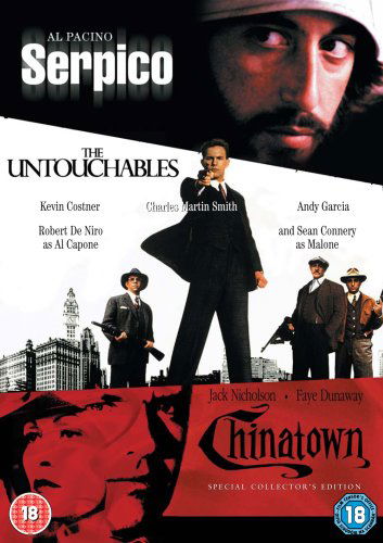 Cover for Serpico / The Untouchables / Chinatown (DVD) (2008)