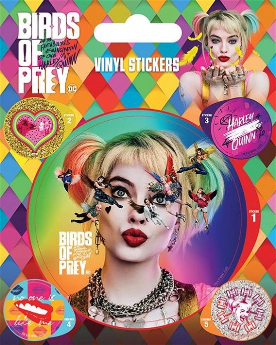 Cover for Stickers · BIRDS OF PREY - Seeing Stars - Vinyl Stickers (MERCH) (2020)