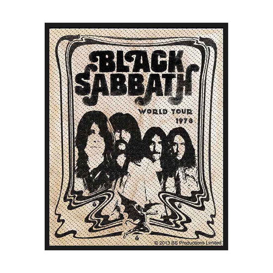 Black Sabbath Standard Woven Patch: Band (Retail Pack) - Black Sabbath - Merchandise - PHD - 5055339744434 - 19. August 2019