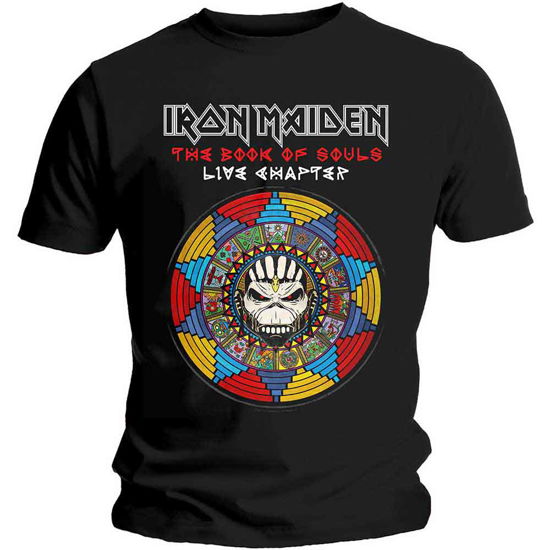 Iron Maiden Unisex T-Shirt: Book of Souls Live Chapter - Iron Maiden - Merchandise - Global - Apparel - 5056170618434 - 14. januar 2020