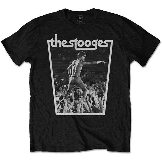 Iggy & The Stooges Unisex T-Shirt: Crowd walk - Iggy & The Stooges - Marchandise -  - 5056170647434 - 