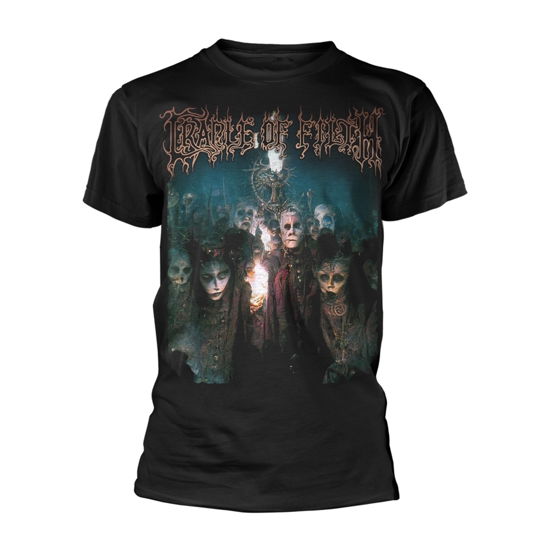 Cradle Of Filth Unisex T-Shirt: Trouble & Their Double Lives (Back Print) - Cradle Of Filth - Merchandise - PHD - 5056187762434 - July 12, 2023