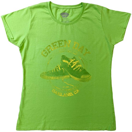 Green Day Ladies T-Shirt: All Stars - Green Day - Marchandise -  - 5056561078434 - 