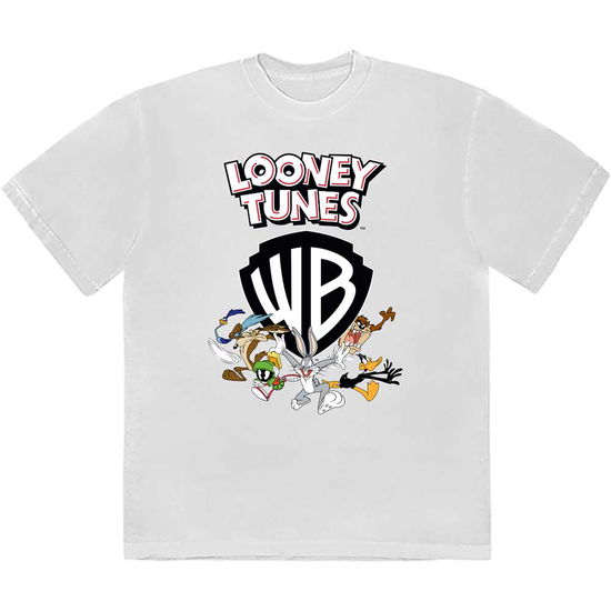 Looney Tunes Unisex T-Shirt: Warner Bros Shield - Looney Tunes - Marchandise -  - 5056737257434 - 