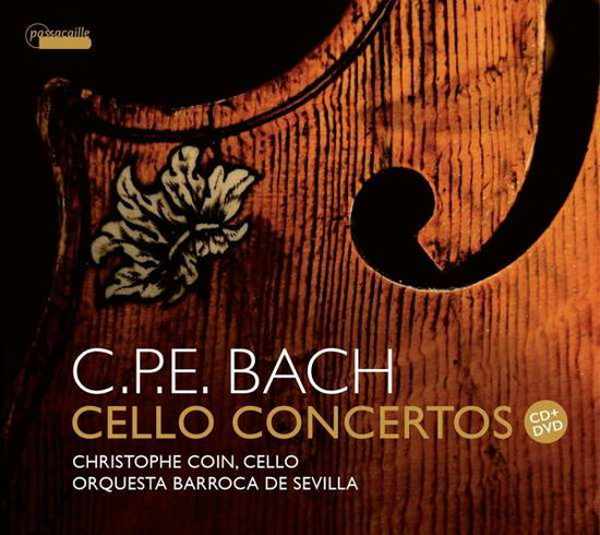 C.P.E. Bach: Cello Concertos - Christophe Coin / Orquesta Barroca De Sevilla - Música - PASSACAILLE - 5425004810434 - 25 de janeiro de 2019