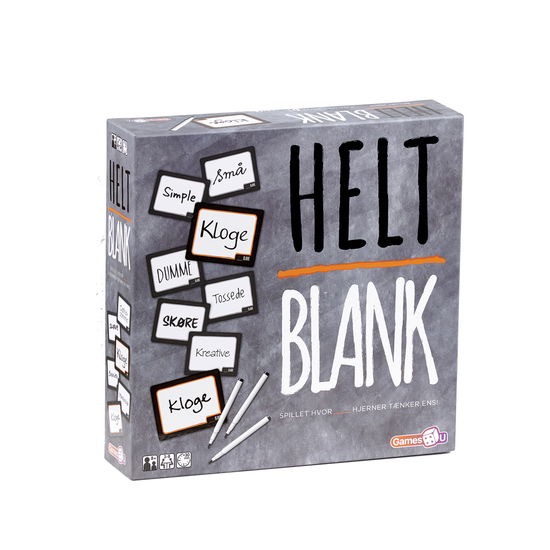 Helt Blank - Helt Blank - Board game -  - 5704907962434 - November 18, 2020