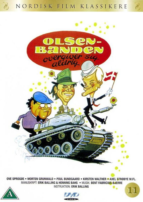 Olsen Banden 11 - Overgiver Sig Aldrig - Olsen Banden - Elokuva -  - 5708758650434 - keskiviikko 12. marraskuuta 2003