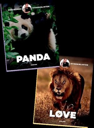 Cover for Sebastian Klein · Sebastians dyrebibliotek Løve og Panda (N/A) [1. Painos] (2020)