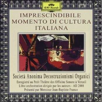 Cover for S.a.d.o · Imprescindibile Momento (CD) (2009)