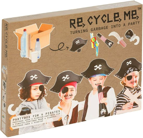 Cover for Re · Knutselpakket Re-Cycle-Me: feestje voor 4 piraten (RE16BI107) (Leketøy) (2019)