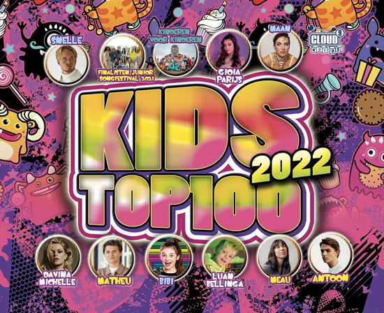 Cover for Various Artists · Kids Top 100 - 2022 (CD) (2022)