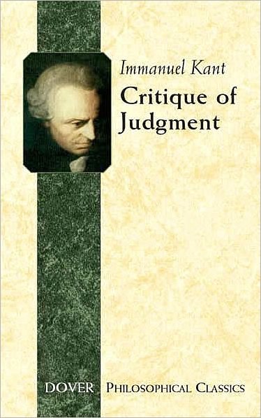 Cover for Immanuel Kant · Critique of Judgement - Dover Philosophical Classics (Paperback Bog) [New edition] (2005)