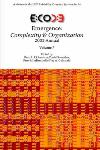 Cover for Peter M. Allen · Emergence: Complexity &amp; Organization (2005 Annual) (Taschenbuch) (2006)