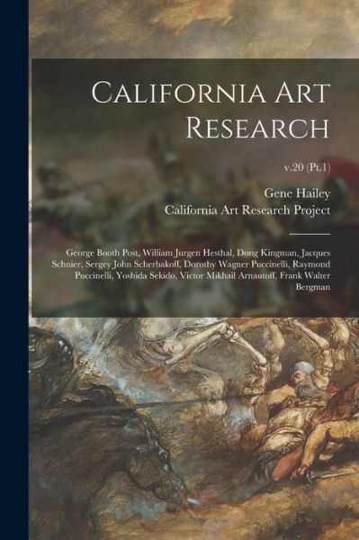 Cover for LLC Creative Media Partners · California Art Research (Paperback Book) (2021)