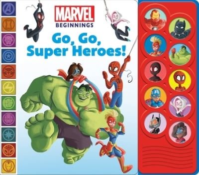 Cover for P I Kids · Marvel Beginnings Go Go Supernheroes Sound Listen &amp; Learn (Hardcover Book) (2024)