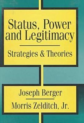 Cover for Joseph Berger · Status, Power, and Legitimacy (Hardcover Book) [1st edition] (1998)