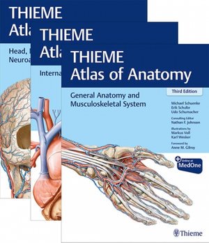 Cover for Michael Schunke · THIEME Atlas of Anatomy, Three Volume Set, Third Edition (Taschenbuch) (2021)