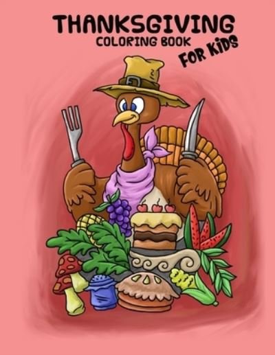 Cover for Cute Coloring Books · Thanksgiving Coloring Book For Kids (Pocketbok) (2019)