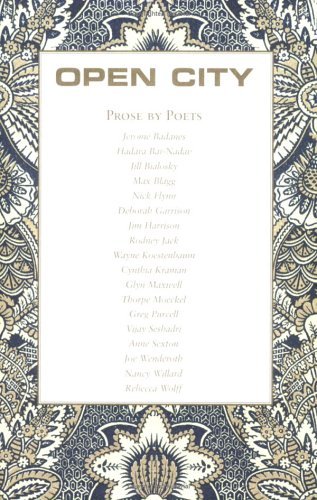 Cover for Open City Magazine · Open City #23: Prose by Poets (Paperback Book) [1st edition] (2007)