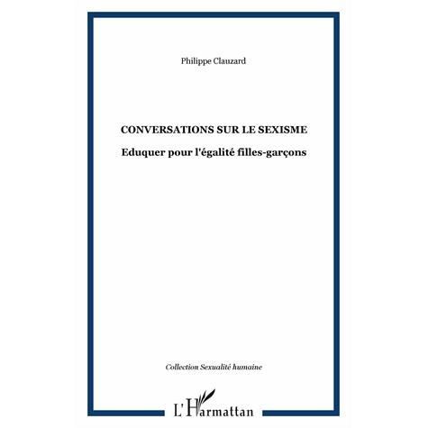 Cover for Philippe Clauzard · Conversations sur le sexisme (Paperback Book) (2021)
