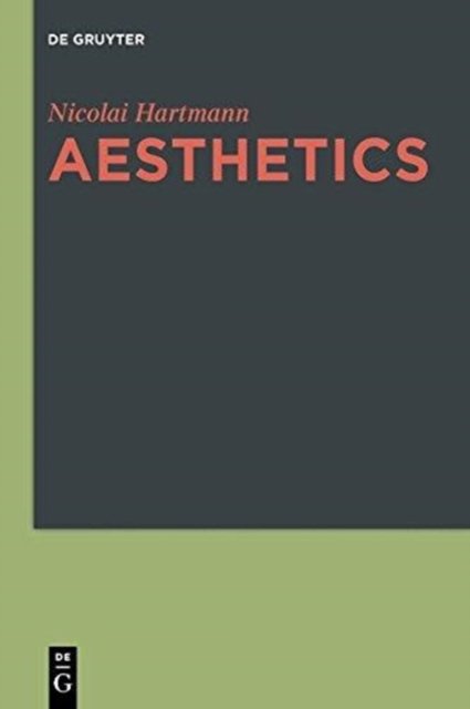 Cover for Hartmann · Aesthetics (Bog) (2017)