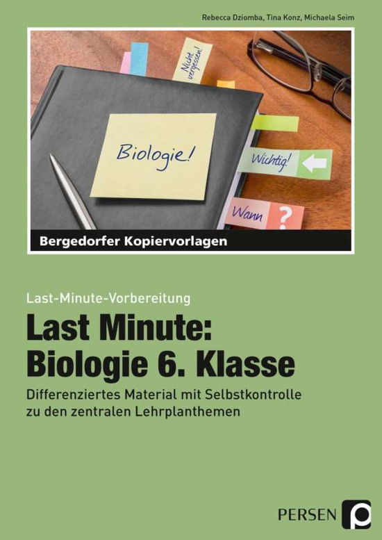 Cover for Dziomba · Last Minute: Biologie 6. Klasse (Bok)