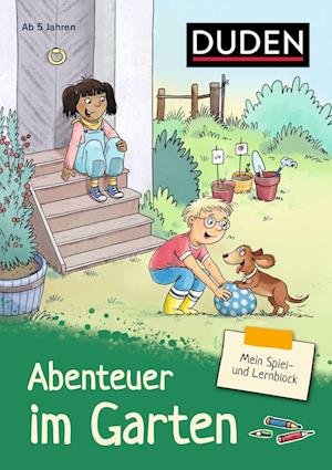 Cover for Marion Krause · Mein Spiel- und Lernblock 4 - Abenteuer im Garten (Taschenbuch) (2022)